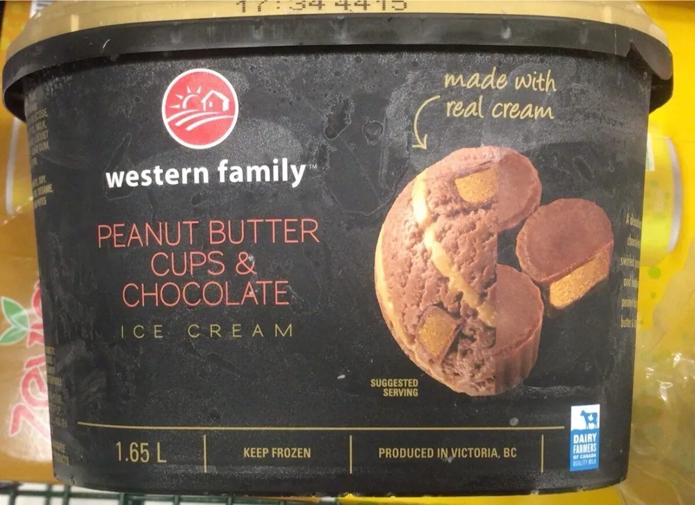 Peanut Butter cups & chocolate ice cream
