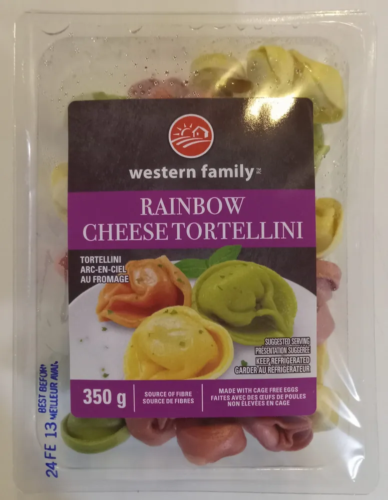Rainbow Cheese Tortellini