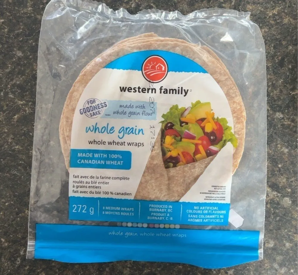 Whole wheat wraps