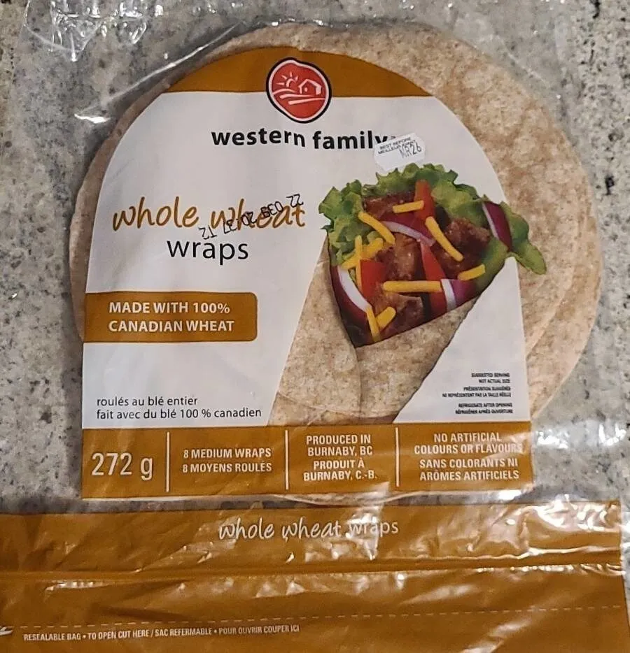 Whole Wheat Wraps