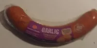 Garlic flavoured sausage