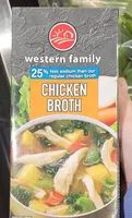 Chicken broth less sodium