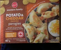 Potato & Cheddar flavoured perogies