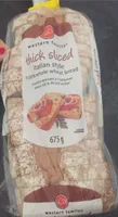 Italian style 100% whole weat bread