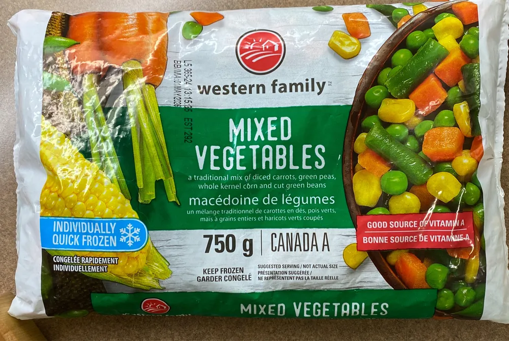 Mixed Vegetables, Frozen