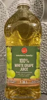100% white grape juice