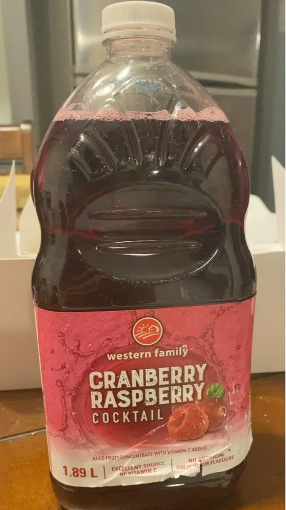 Cranberry rasberry cocktail