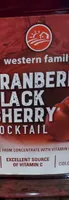 Cranberry black cherry cocktail