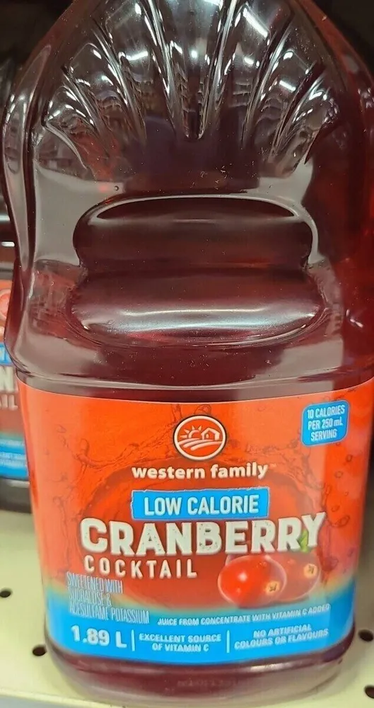 Low Calorie Cranberry Cocktali