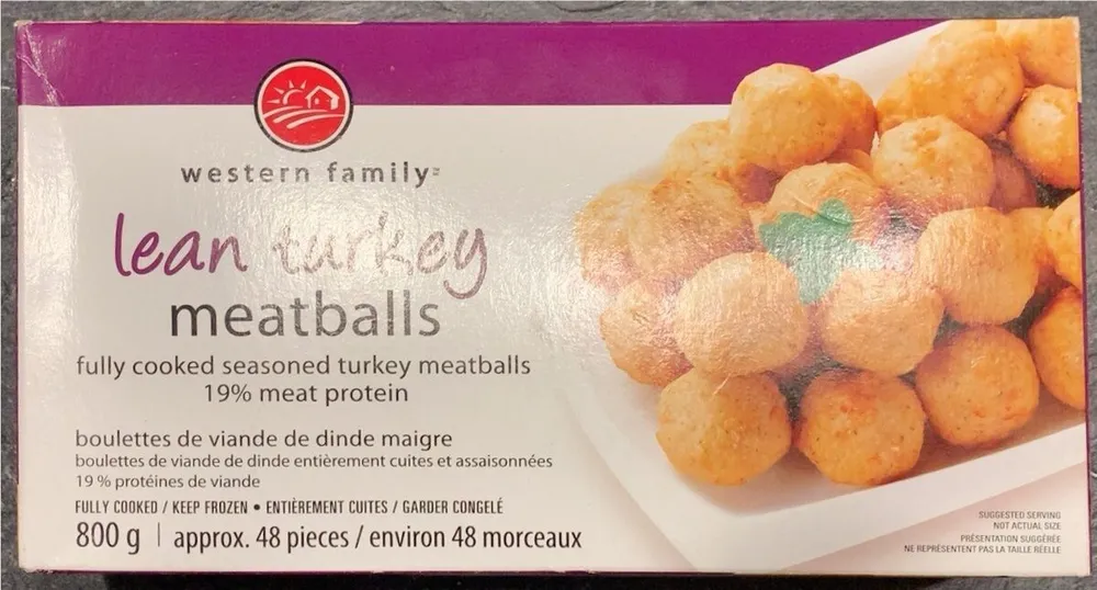 Lean turkey meatballs