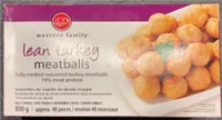 Lean turkey meatballs