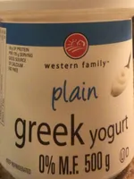 Plain greek yogurt