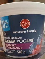 Blueberry pomegranate yogurt 0%mf