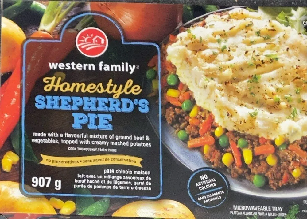 Homestyle shepherds pie