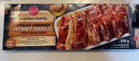 Honey garlic pork back ribs