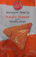 Nacho cheese flavour tortilla chips