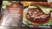 Cheddar Bacon Angus Beef Burgers