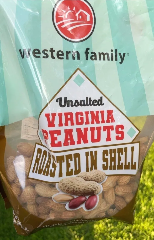 Unsalted virginia peanuts
