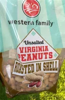 Unsalted virginia peanuts