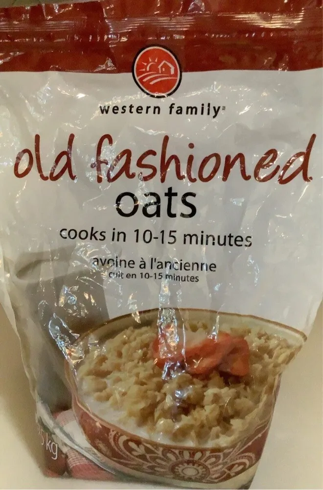 Western Family 100% Whole Grain Canadian Old Fashioned Oats