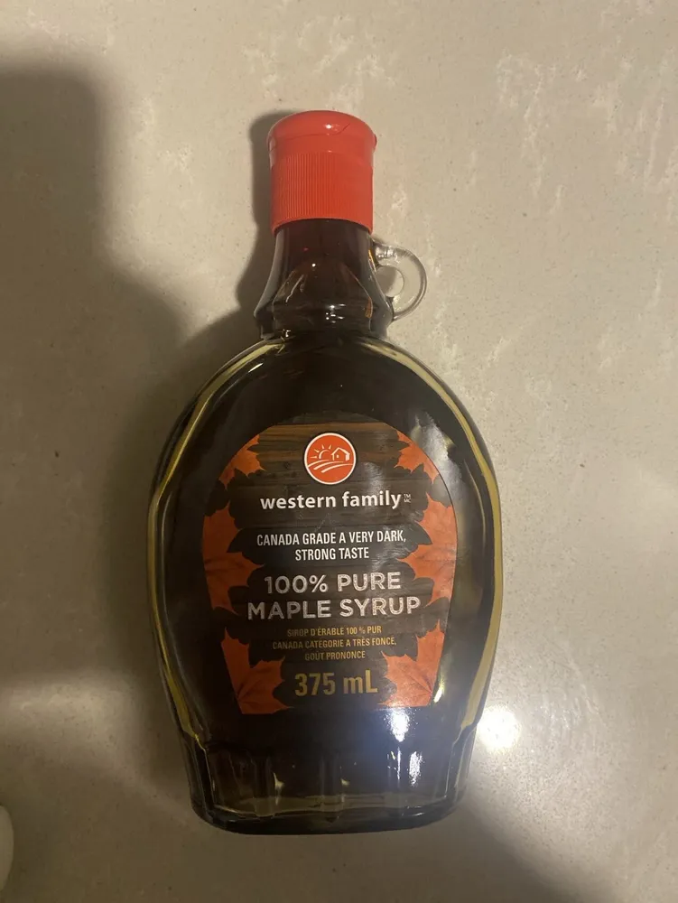 100% pure maple syrup