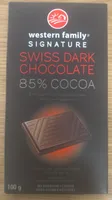 Swiss Dark Chocolate 85% Cocoa
