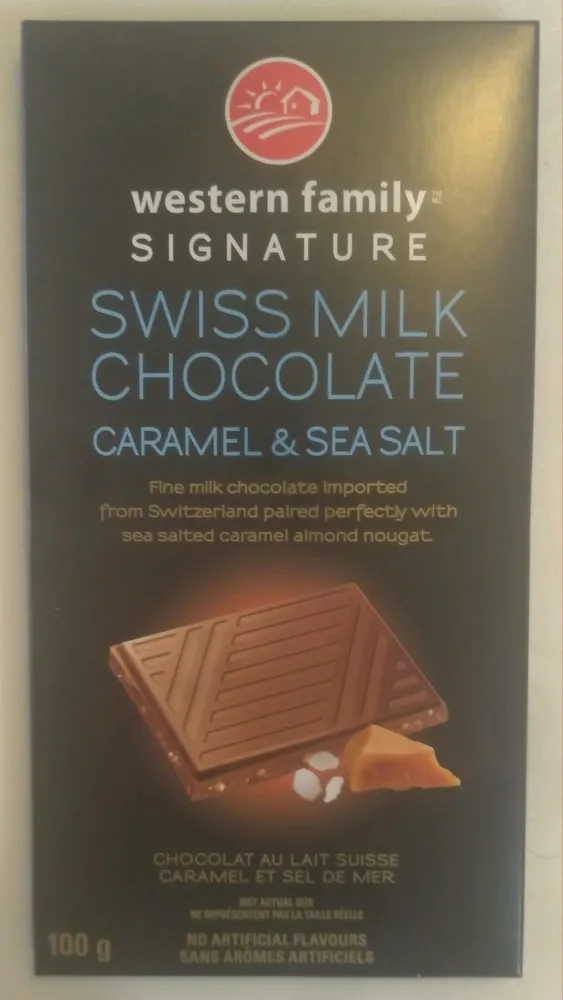 Signature Caramel & Sea Salt Swiss Milk Chocolate