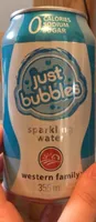 Just bubbles sparkling water
