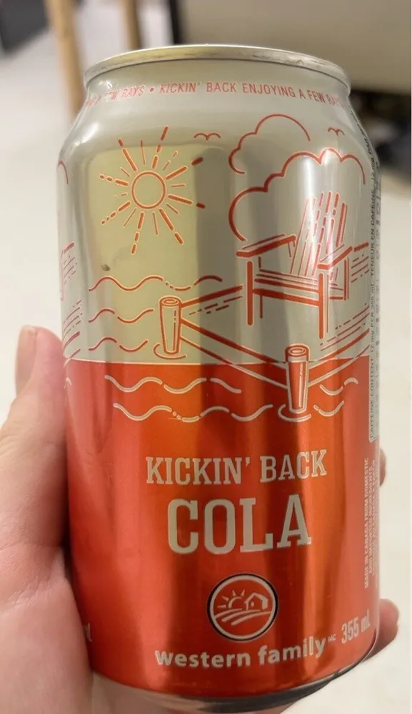 Kicking back cola