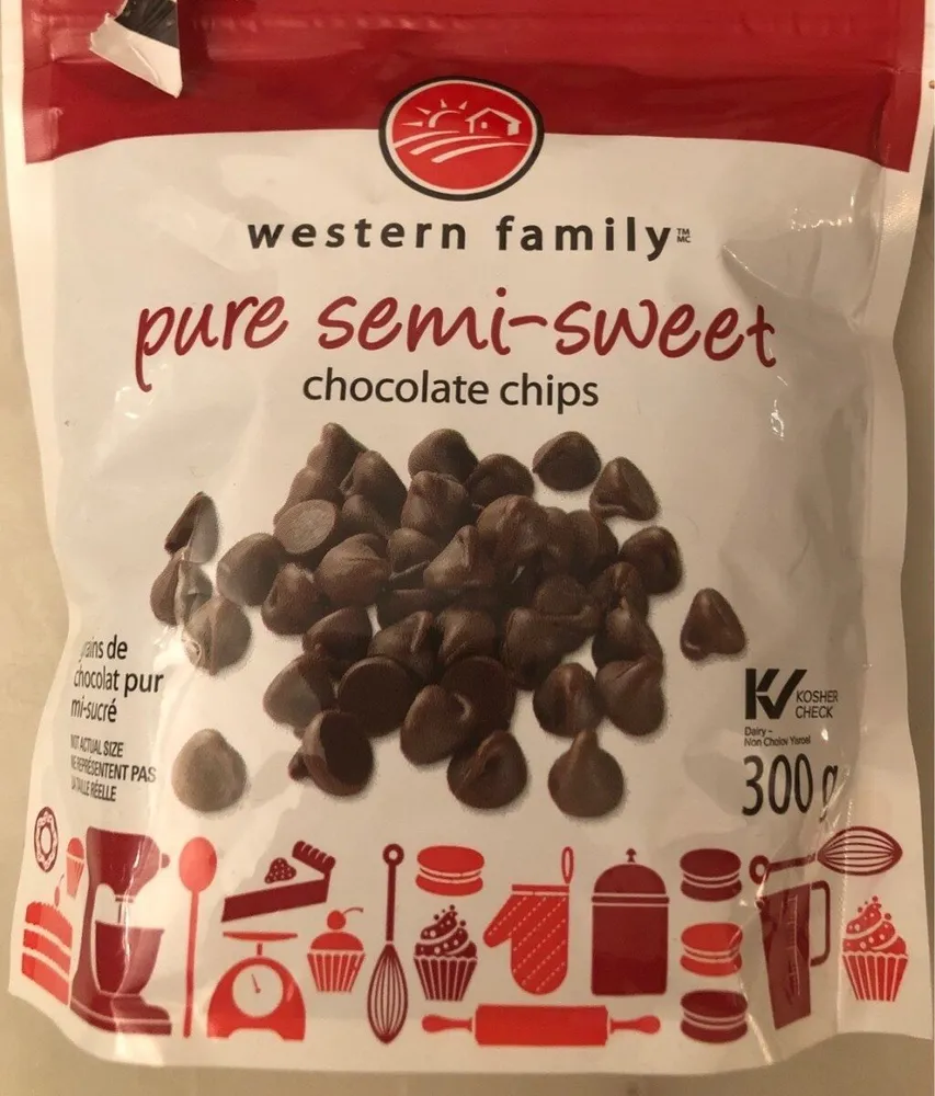 Pure semi-sweet chocolate chips