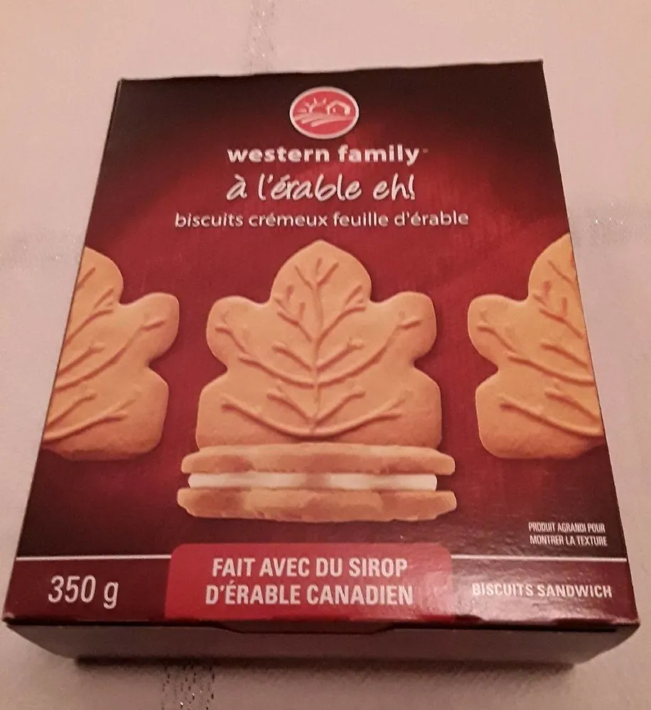 Maple Leaf Cream Cookies