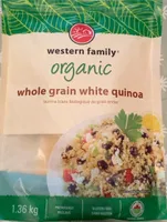 Organic whole grain white quinoa