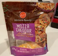 MozzaCheddar Shredded cheese blend