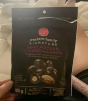 Dark chocolate covered almonds