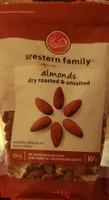 Almonds dry roasted & unsalted