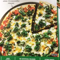 Spinach & cheese pizza