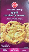 Sweet Cranberry Lemon cookies