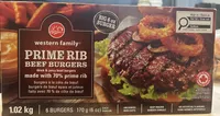 Prime Rib Beef Burgers