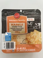 Marble cheese slices