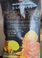 Cheddar cheese crinkle cut