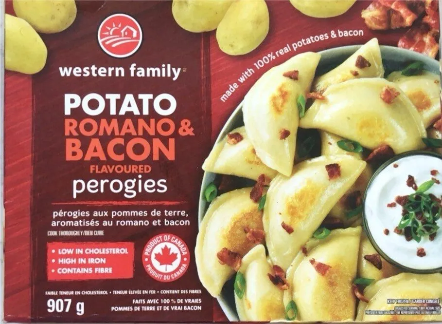 Potato Romano & Bacon flavoured Perogies