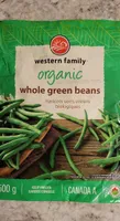 Organic whole green beans