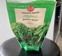 Organic green peas