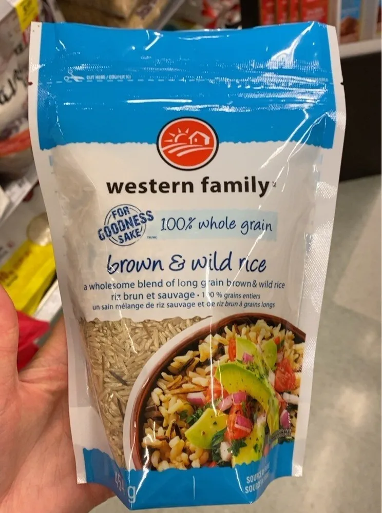 Brown and wild rice
