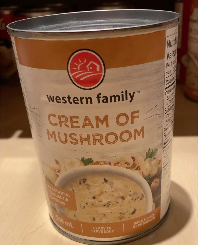 Cream of mushroom soup