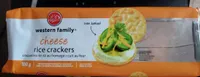 Cheese rice crackers