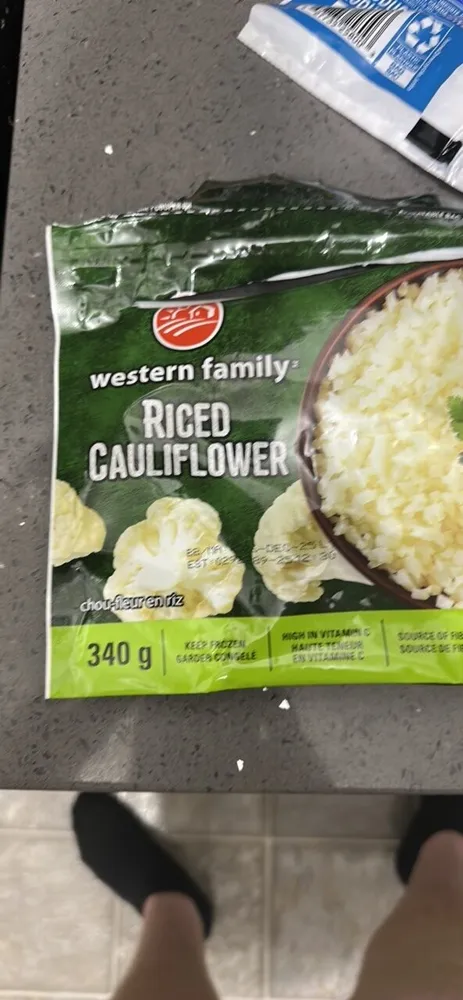 Riced Cauliflower