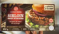 Sirloin Beef Burgers