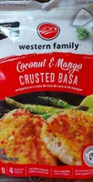 Coconut and mango crusted basa