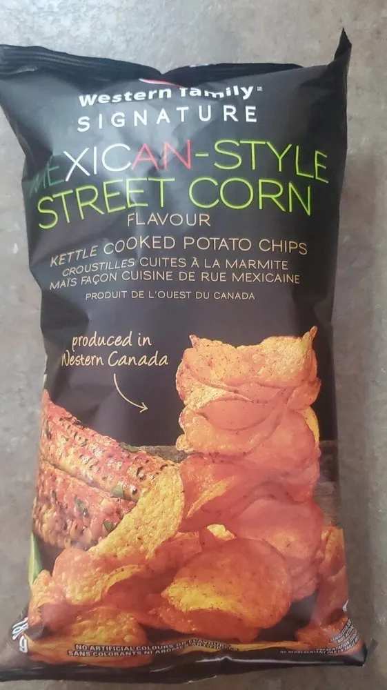 Mexican-Style Street Corn flavour Kettle Chips